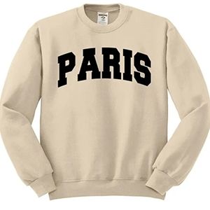 PARIS University style sweatshirt NWOT